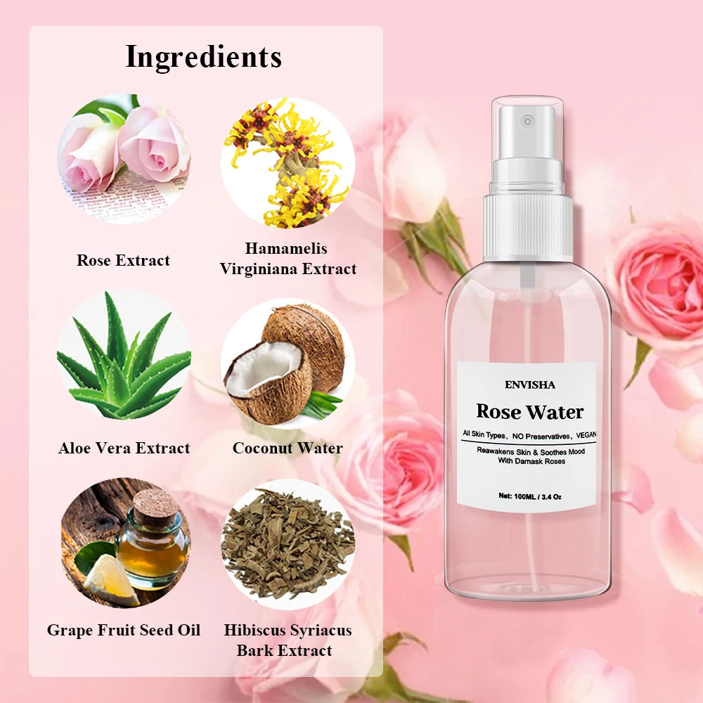 Rose Water For Face Facial Toner