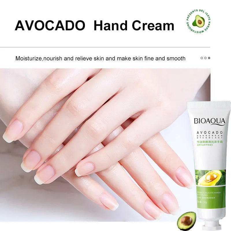 100% Plants Essence Nourishing Avocado Moisturizing Hand Cream