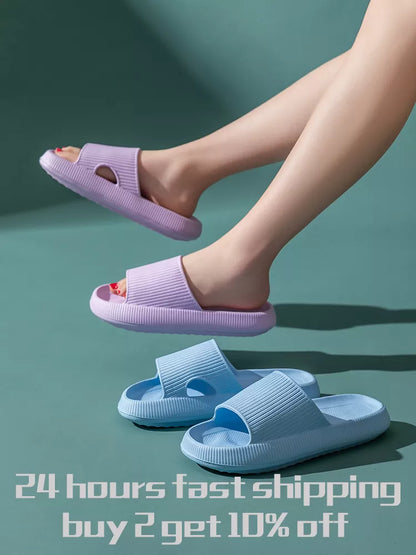 Women Thick Platform Cloud Slippers